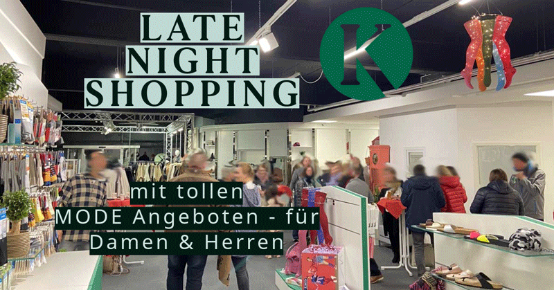 shopping late night bei kobiger